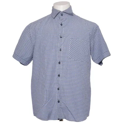 Korte mouwen shirt (Blauw, Wit) van Duke of Dunkan Katoen, Polyester