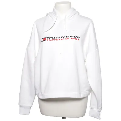 Hoodie (White) from Tommy Sport Elastane, Polyester