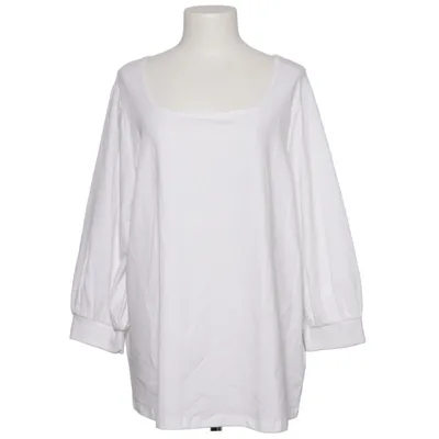 Blouse (Wit) van Tesini Katoen, Elastaan