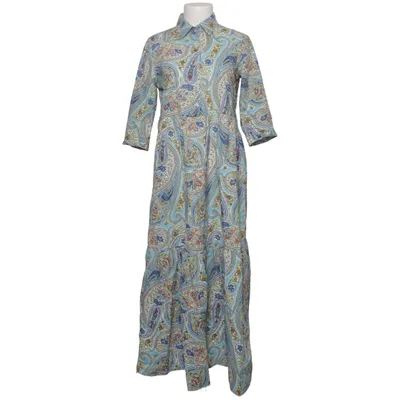 Robe longue (Bleu, Multicolore) de Pittarello Coton