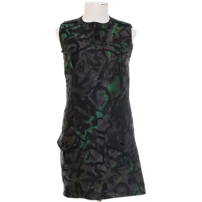 Klänning (Grön, Svart, Flerfärgad) från Tom Ford Kupro, Polyester, Silke