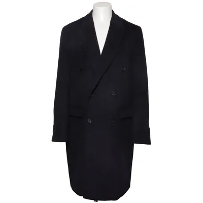 Manteau (Bleu) de Topman Acrylique, Polyamide, Polyester, Viscose, Laine