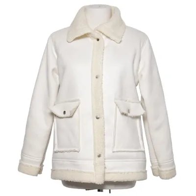Veste en peau de mouton retournée (Blanc) de Ellen Polyester
