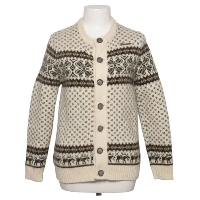 Cardigan (Wit, Bruin) van Sigi Scheiber Wol