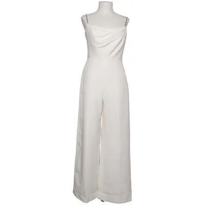 Buksedragt (Hvid) fra Halston Elastan, Genanvendt polyester