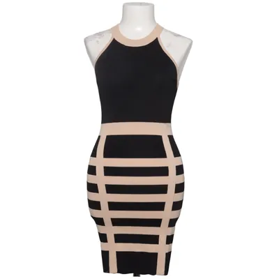 Kjole (Sort, Beige) fra Fashion Polyamid, Viscose