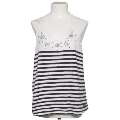 Tank Top (White, Black) from Superdry Cotton