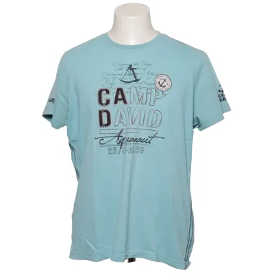 T-shirt (304B-5006) from Camp David Blue Cotton
