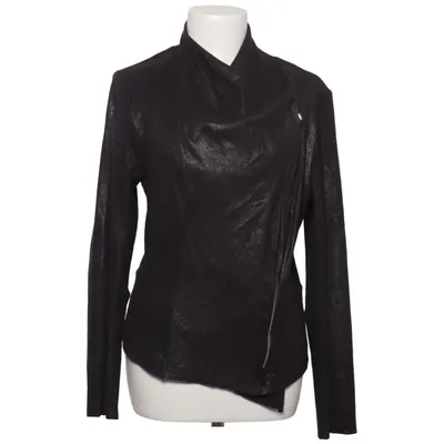 Biker jacket (Brown) from Calvin Klein Elastane, Polyester
