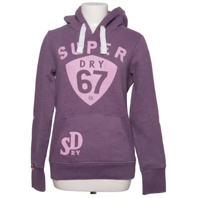 Huvtröja (Lila) från Superdry Bomull, Polyester