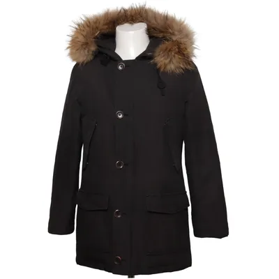 Parka (Zwart) van Hox Katoen, Dons, Veer, Polyester