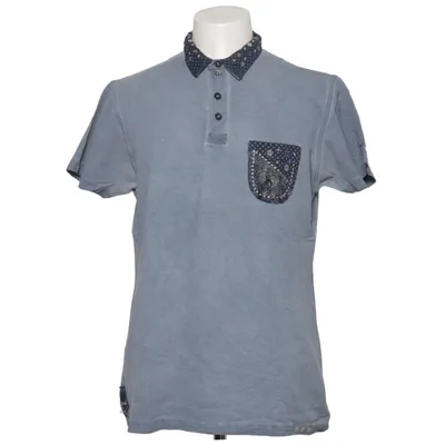 Poloshirt (Blauw, Meerkleurig) van Alpine Katoen