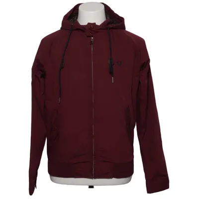 Jacket (Red) from Fred Perry Cotton, Elastane, Polyamide, Polyester