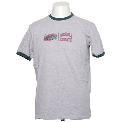 T-shirt (Gray, Green) from Russell Athletic Cotton, Polyester