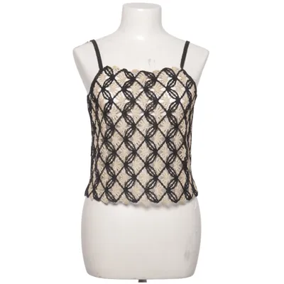 Crop top (Black, Beige) from H&M Edition Polyester