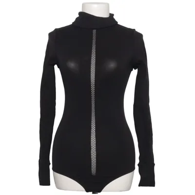 Body (Schwarz) von Wolford Baumwolle, Elasthan, Polyamid, Wolle