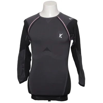 Base layer shirt (Gray, Black) from Kaytan Elastane, Polyamide, Polyester
