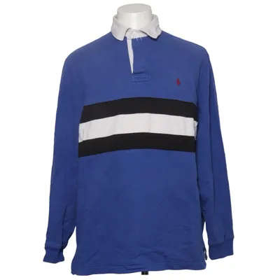 Rugbytröja (Blå, Vit, Svart) från Polo Ralph Lauren Akryl, Bomull