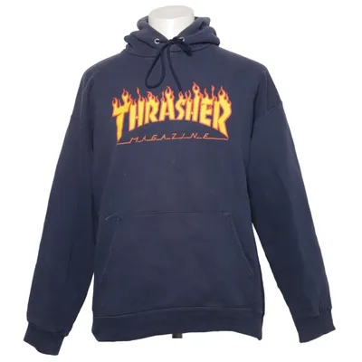 Hættetrøje (Blå) fra Thrasher Bomuld, Polyester