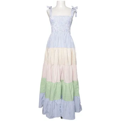 Robe longue (Bleu, Multicolore) de Golden Live Polyester