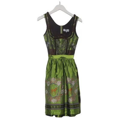 Dirndl (Groen, Bruin, Meerkleurig) van Nockstein Trachten Katoen, Polyester