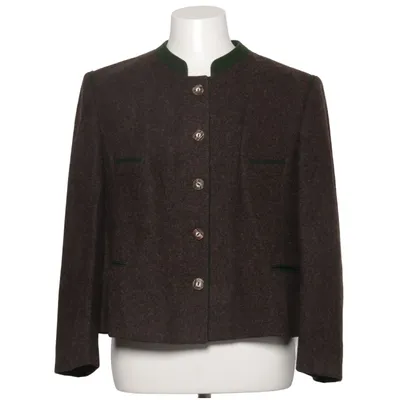 Veste (Marron) de Julius Lang Viscose, Laine