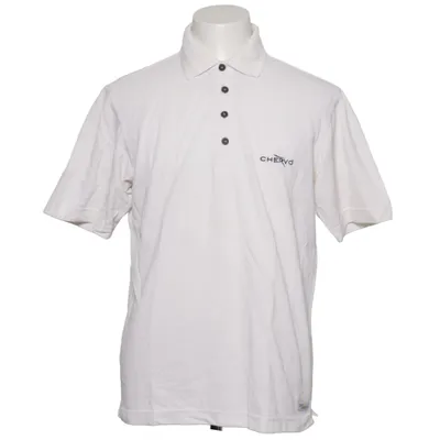 Polotrøje (Hvid) fra Chervo Bomuld, Polyester