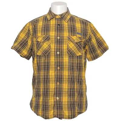 Chemise à manches courtes (Jaune, Gris) de Tantum Coton