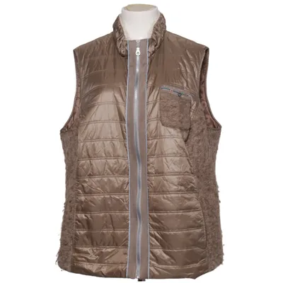 Outer vest (Beige) from Just White Acrylic, Polyamide, Polyester, Wool