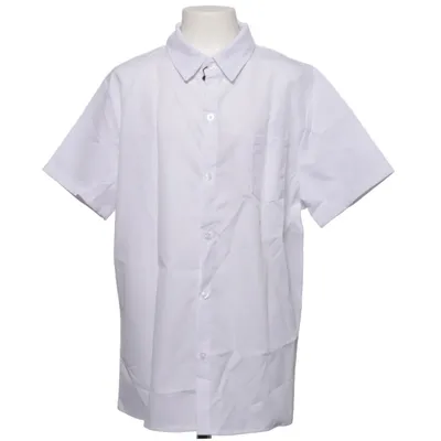 Chemise à manches courtes (Blanc) Polyester