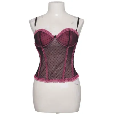 Corset (Black, Pink) from H&M Elastane, Polyamide