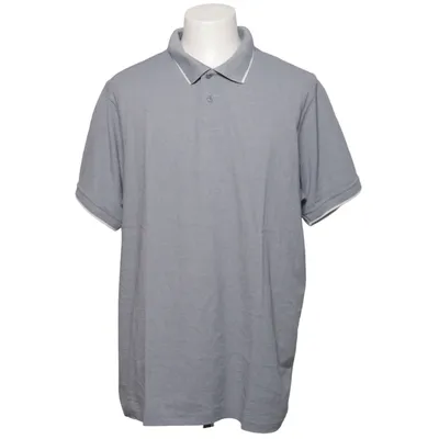 Polotrøje (Grå, Hvid) fra Identic Bomuld, Polyester