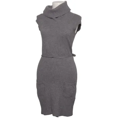 Jurk met col (Grijs) van G.D.G Kasjmier, Elastaan, Polyamide, Wol