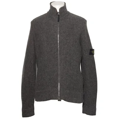 Strickjacke (Grau) von Stone Island Polyamid, Wolle