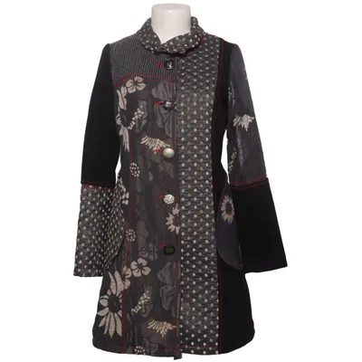 Coat (Black, Gray, Multicolored) from Lulu-H Cotton, Viscose