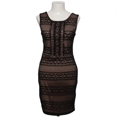 Dress (Black, Beige) from Allyson Elastane, Polyester