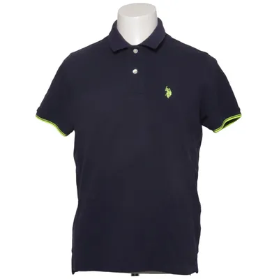 Pikétröja (Blå, Gul) från U.S. Polo Assn. Bomull