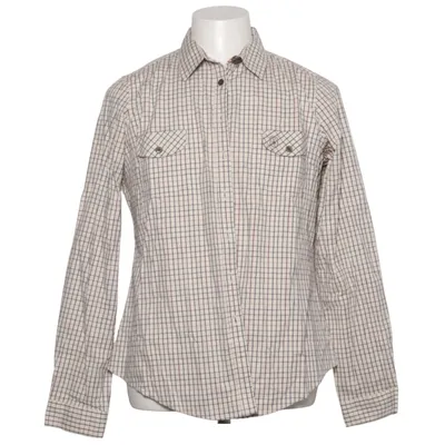 Shirt (White, Blue, Brown) from Deerhunter Cotton, Elastane