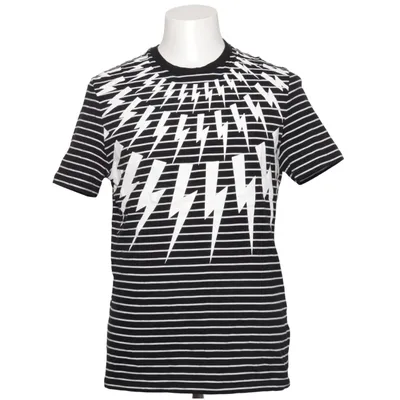 T-shirt (Noir, Blanc) de Neil Barrett Coton