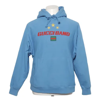 Hoodie (Blue, Multicolored) from Gucci Cotton, Polyester