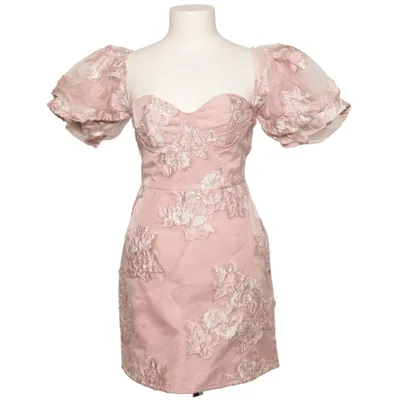 Cocktail dress (Pink, White) from Missguided Elastane, Polyester