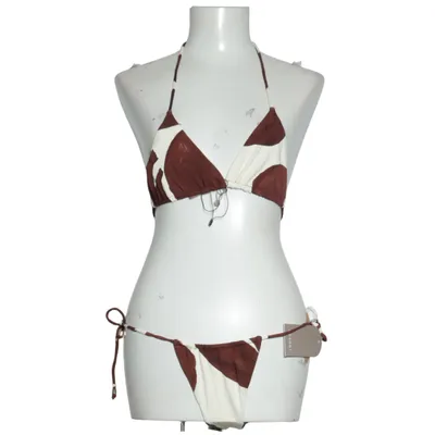 Bikini (Brun, Vit) från Meshki Elastan, Polyamid
