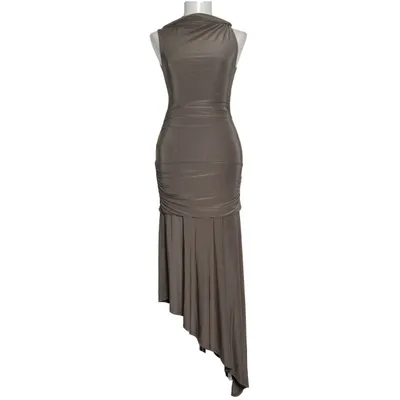 Långklänning (Grön) från PrettyLittleThing Elastan, Polyester