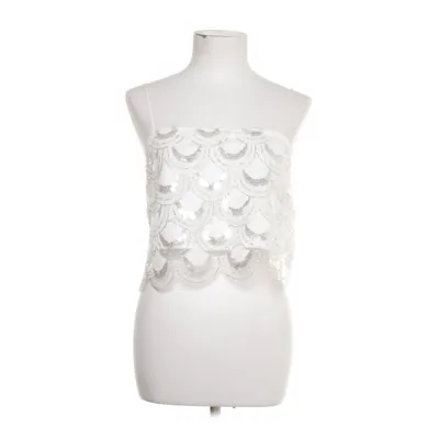 Crop top (Vit) från Rotate Elastan, Polyester