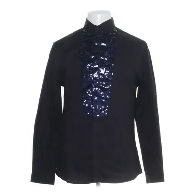 Smokingskjorta (Svart, Blå) från ASOS Bomull, Elastan, Polyester