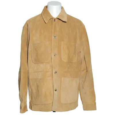 Leather jacket (Beige) from GANT Suede
