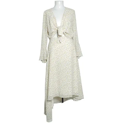 Klänning (Vit, Gul) från Adoore Polyester