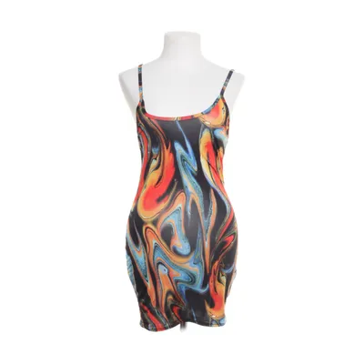 Klänning (Röd, Flerfärgad) från PrettyLittleThing Elastan, Polyester