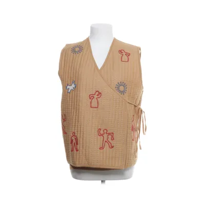 Vest (Brun, Flerfarvet) fra Zara Bomuld