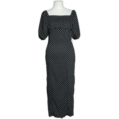 Klänning (Svart, Vit) från Bubbleroom Elastan, Återvunnen polyester